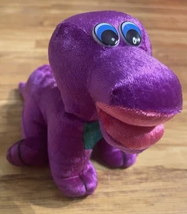 Vintage Dandee Bootleg Knockoff Barney Purple Dinosaur Stuffed Plush Toy NWOT - Picture 1 of 4