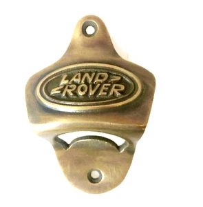 LAND ROVER Bottle Opener 100 % brass works AGED screws included heavy - Picture 1 of 6