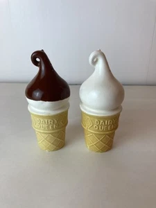 Salero y pimentero vintage años 60 Dairy Queen Safe-T taza cono helado - Imagen 1 de 7