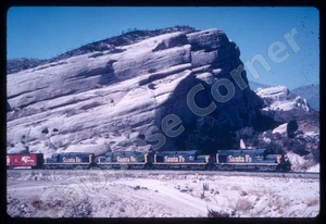Santa Fe #841 2400-hp Alco RSD-14 freight Cajon Pass CA 35mm Slide (6209) - Picture 1 of 3