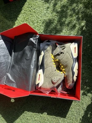 Jordan 6 Travis Scott Olive Talla 11.5M USADO Foto 1 de 4