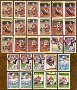 (28) 1987-1988 TOPPS FOOTBALL HOF/STAR CARDS MONTANA, MARINO NICE CARDS! NM-MT - Bild 1 von 13