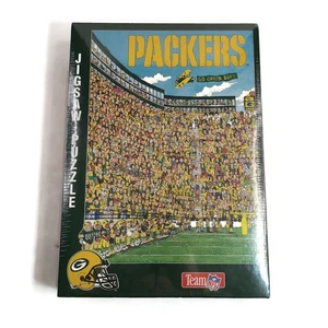 NEW Vintage Packers "Go Green Bay!" Jigsaw Puzzle John Holladay NFL 513 Pieces - Picture 1 of 10