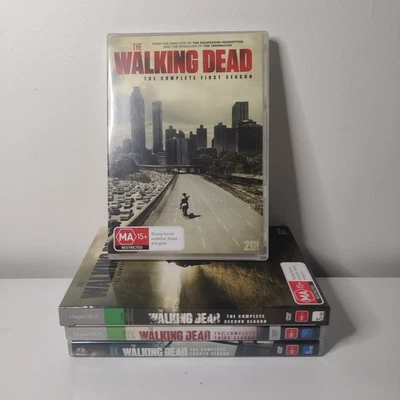 The Walking Dead Season 1-4 DVD Set Series 1 2 3 4 Like New Region 4 - image 1 of 4