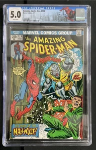Amazing Spider-Man #124 CGC 5.5 1973 1ª aplicación. Etiqueta Man-Wolf - NY Spider-Man - Imagen 1 de 2
