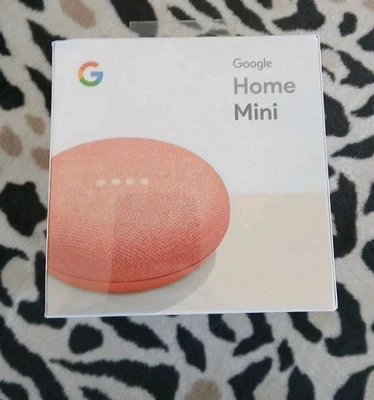 Google Home Mini Smart Speaker w/ Google Assistant Coral Color -  New  Sealed - Image 1 of 4