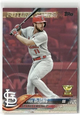 2018 Topps #462 Paul DeJong Mother's Day Pink #/50 - Image 1 of 2