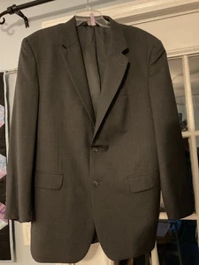 Jos A Bank Herren Sport Mantel 44R Grau Blazer Jacke 100% Wolle Single Vent - Bild 1 von 7