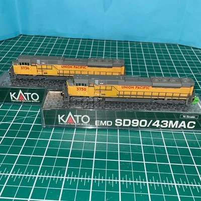 New! N-Scale Kato 176-5625, 5624 Pair SD90/43MAC UP $310.00 Make offer - Image 1 of 4
