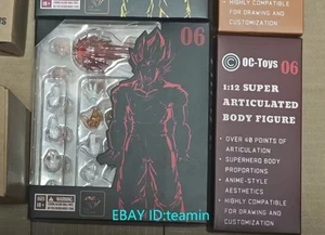 OC Toys 006 SHF Vegetto 3.0 Red Hair Ver. Figura de acción de colección 1/12 - Imagen 1 de 3
