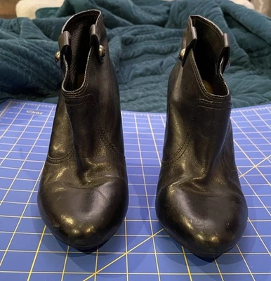 Botines Coach Aliza de tacón alto talla 8,5 negros Foto 1 de 4