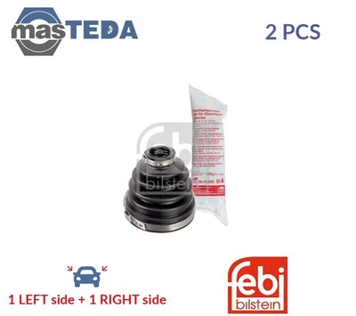 171734 CV JOINT BOOT KIT PAIR TRANSMISSION SIDED FRONT FEBI BILSTEIN 2PCS NEW - Image 1 of 4