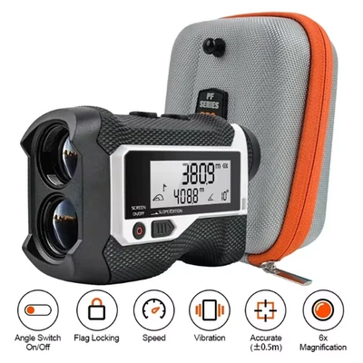 DT Golf Rangefinder 800 Meters 6X Laser Range Finder, USB Charging LCD Screen - Image 1 of 4