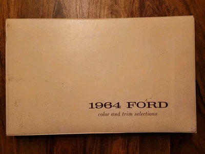 Ford 1964 color moldura y tapicería selecciones libro de referencia del concesionario Foto 1 de 4