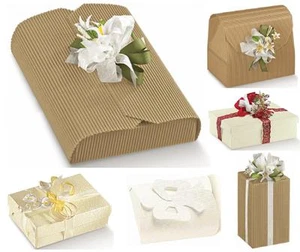 SET N.10 SCATOLA BOMBONIERE TEGOLA LIBRO CORNICE ONDA AVANA mm.95x65x40H 8436 - Picture 1 of 1