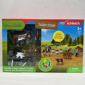 Schleich Rodeo Show 42-Piece Rodeo Toys Playset with Cowboy Toys and Cowgirl - Picture 1 of 2