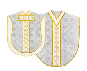 Traditional Church Vestment - Borromean Style Chasuble Vestment - Picture 1 of 24