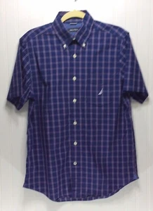 NAUTICA Herren Hemd blau kariert Button Down Größe S - Bild 1 von 4