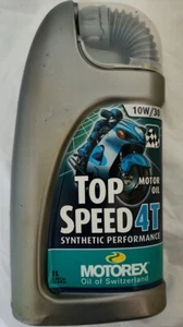 MOTOREX TOP SPEED SYNTHETIC PERFORMANCE 4T ENGINE OIL - 10W-30 1 LITER - Picture 1 of 2