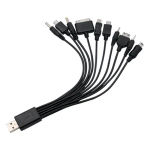 10 in 1 USB Ladekabel Universal und Multifunktionell Smartphones Handy neu + alt - Bild 1 von 3