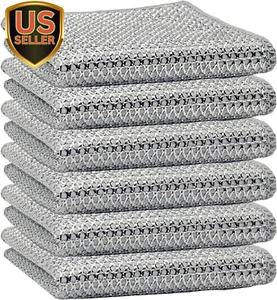 6 PCS Triple Stainless Steel Scrubber,Wire Cleaning Dishwashing Rag, Kitchen ... - Picture 1 of 1