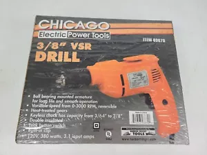 (NEU) CHICAGO Elektrowerkzeuge 3/64"- 3/8" VSR BOHRMASCHINE 03670 - Bild 1 von 4