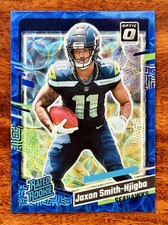 2023 Donruss Jaxon Smith-Njigba RC #390 Blue Scope Optic Rated Rookie Preview