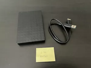 Seagate SRD0NF1 Black Expansion Portable 2TB Storage Drive 1TEAP6-500 w/ Cable - Picture 1 of 2