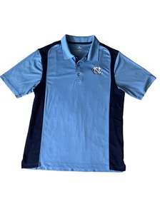 Polo uomo North Carolina Tar Heels blu taglia large LG - Foto 1 di 8