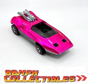 RARE 1969 Hot Wheels REDLINE Peeping Bomb HOT PINK - Black Interior - US Base - Bild 1 von 7