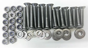 LAND ROVER SERIES 2 2A 3 STAINLESS REAR DOOR HINGE KIT QTY 48 - Picture 1 of 1