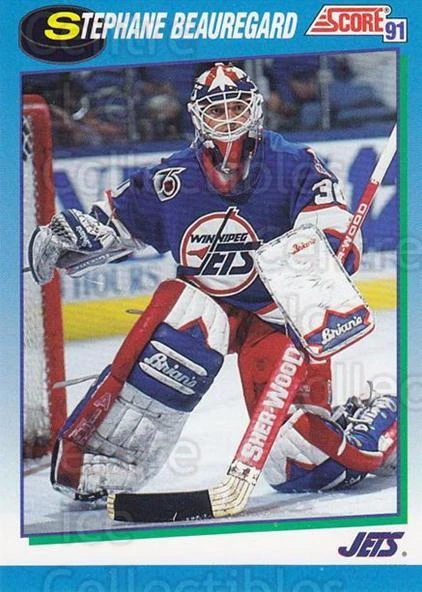 1991-92 Score Canadian English #638 Stephane Beauregard - Image 1 of 1