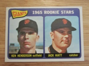 Ken Henderson/Jack Hiatt 1965 Topps #497 ROOKIE Card MLB San Francisco Giants - Bild 1 von 10