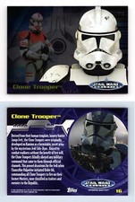 Clone Trooper #16 Star Wars Evolution Update 2006 Topps Trading Card
