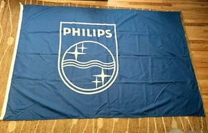 Vintage Philips Electronic Company Flag Shipmate Large 88 X 59 Advertisement - Picture 1 of 4