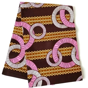 Afrikanischer Baumwolldruck Stoffe Ankara Wachs schöne Farben 1 Yard bis 6 Yards - Bild 1 von 1
