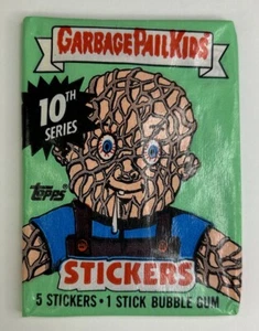 Vintage 1987 Topps Garbage Pail Kids Original 10th Series Card Wax Pack Sealed - Picture 1 of 2