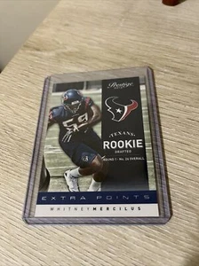 2012 Prestige Extra Points Blue Texans Football Card #207 Whitney Mercilus /999 - Bild 1 von 2