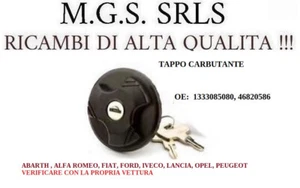 TAPPO CARBURANTE CON CHIAVE PER FIAT PANDA 2003-2011 - Foto 1 di 2
