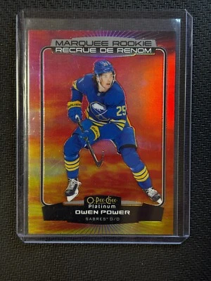 2022-23 O-Pee-Chee Platinum Marquee Rookies Sunset Owen Power #201 Rookie RC - Image 1 of 2