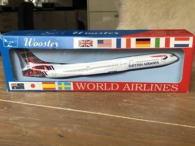 WOOSTER #615 1:200 British Airways Scotland Boeing 767-300 Tartan Tailplane 1989 - Imagem 1 de 3