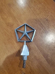 Vintage Metal Dodge Chrysler Plymouth MOPAR Pentastar Hood Ornament - Bild 1 von 12