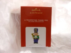 Hallmark Keepsake "A Trumpeting Thank You" 2021 NEW Employee Gift Ornament - Picture 1 of 1