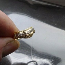 14ct Gold Diamond Ring  3gm