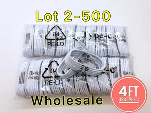 Lot USB Type C Cable For OEM Samsung Galaxy S10 S20 Fast Charger Charging Cord - Picture 1 of 4