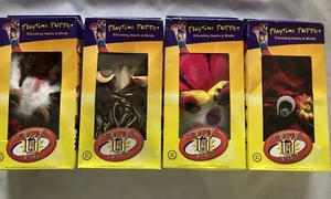 CreativeUPuppet Co. Playtime Puppets, lot of 4, Flower, Lady Bug,Reindeer,Horse - Picture 1 of 14
