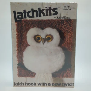 White Owl Needlecraft Latch Hook Kit 12x12 in. Retro 1981 Betty Wilkinson NEW - Picture 1 of 6