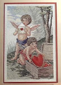 Leisure Arts Valentine Greetings Cross Stitch Chart Holiday Heirlooms Book 1 - Picture 1 of 7