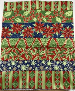 Hobby Lobby 100% Cotton Fabric 1 Yard Christmas Theme - Picture 1 of 3