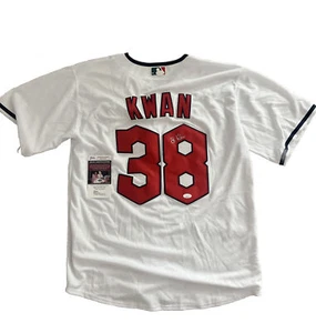 Steven Kwan Cleveland Guardians Autographed Signed Custom Jersey JSA - Picture 1 of 7